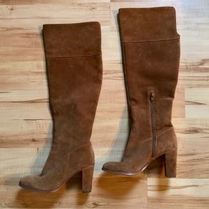 Arturo Chiang Over the Knee Boot (Pecan Suede)